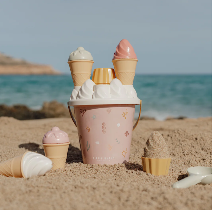 Little Dutch Ice cream Bucket Set- Ocean Dreams Pink
