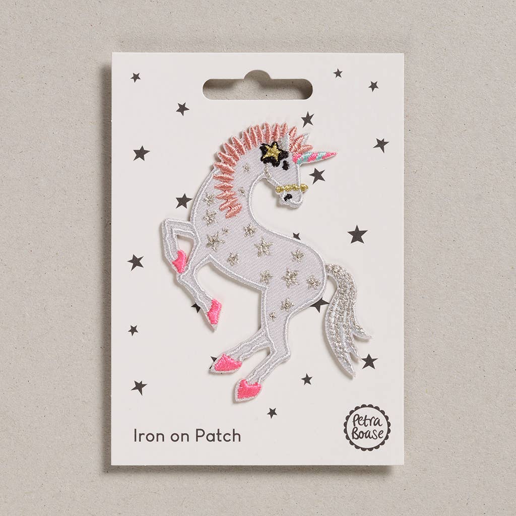 Petra Boase Ltd - Iron on Patch - Unicorn