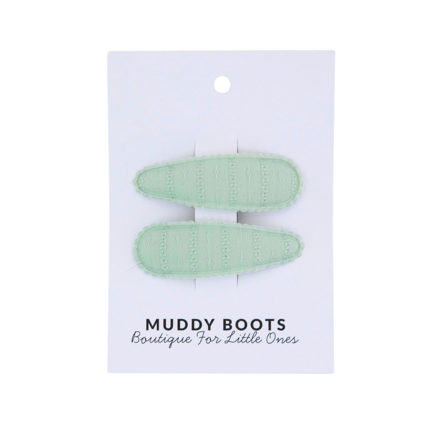 Mint Green Toddler Hair Clips