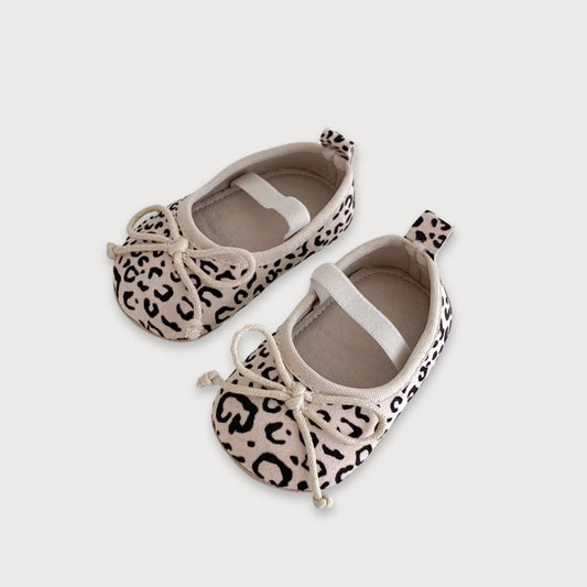 Leopard Print Baby Ballet Shoes