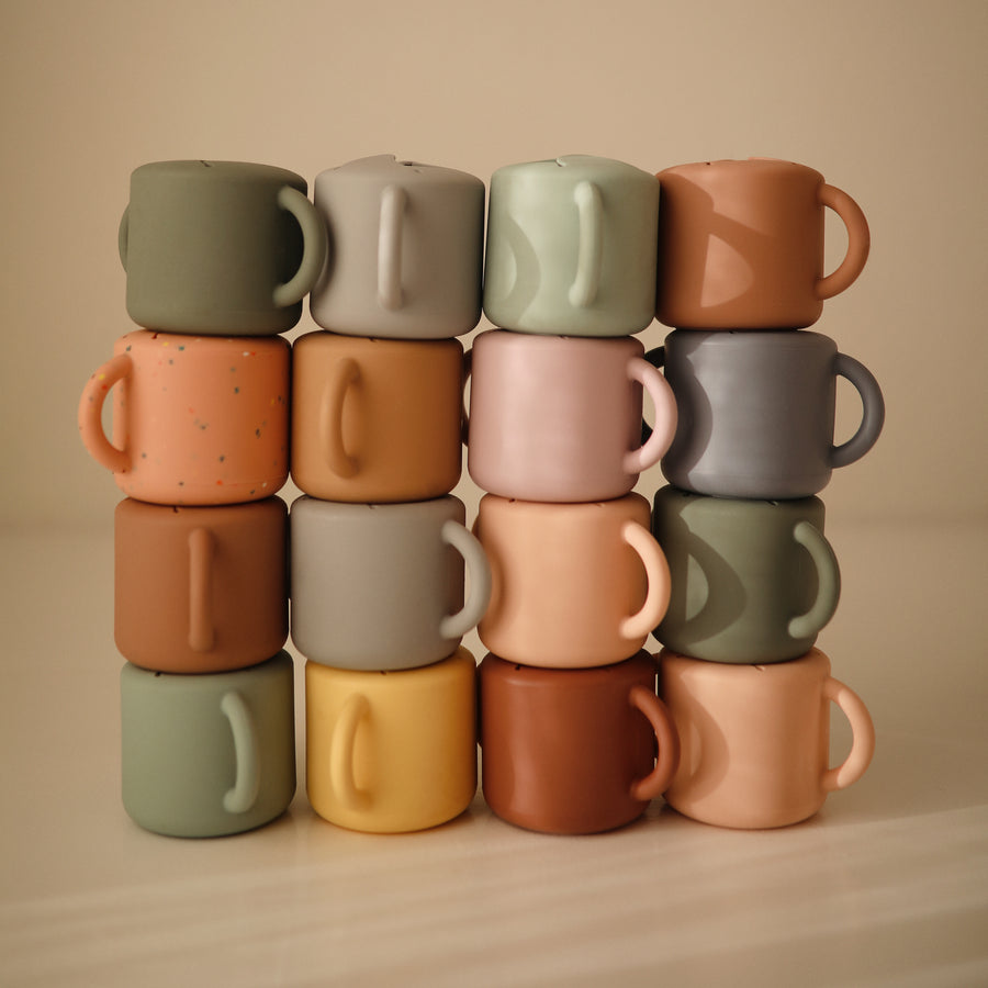 Mushie Snack Cup - Blush - Muddy Boots Home UK