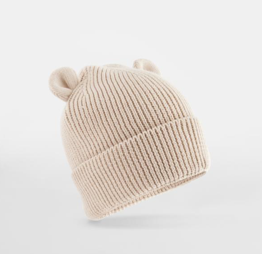 Organic Baby Bear Beanie Hat
