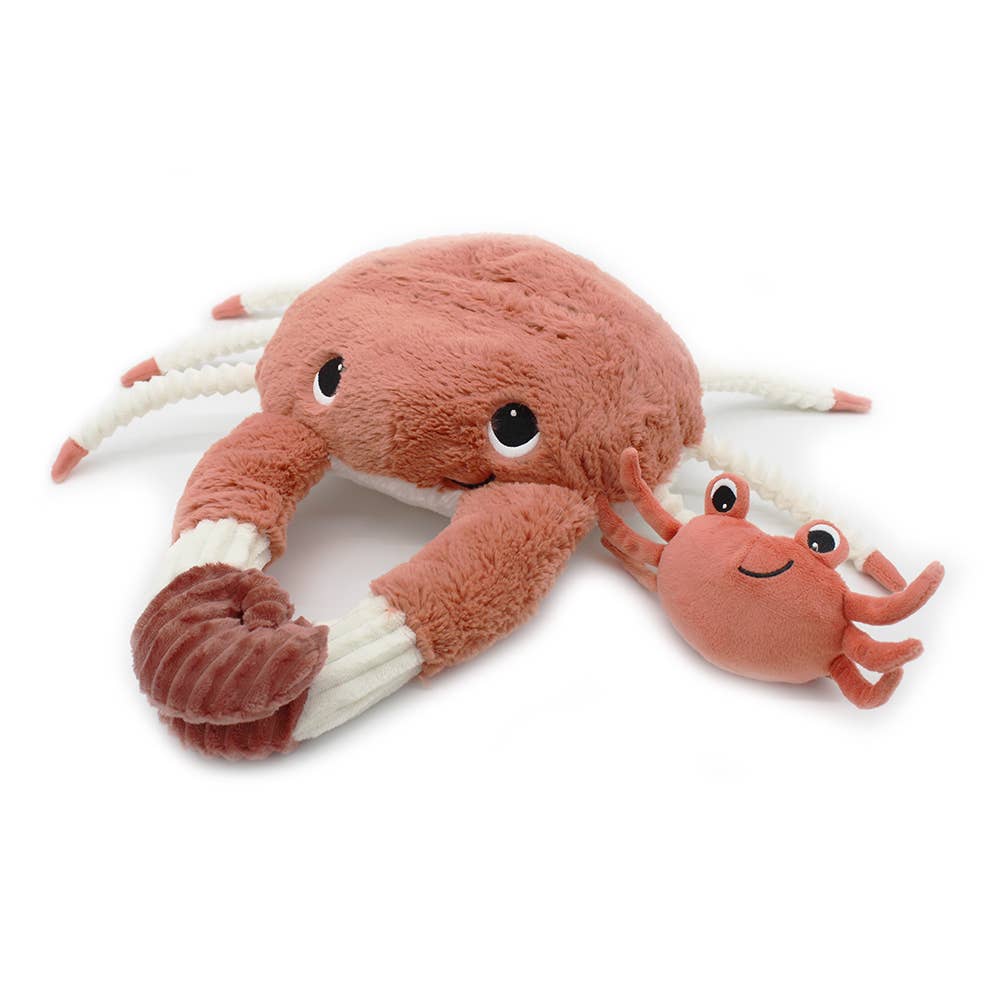 Colin The Crab Mum & Baby Terracotta - Plush Toy - Muddy Boots Home UK