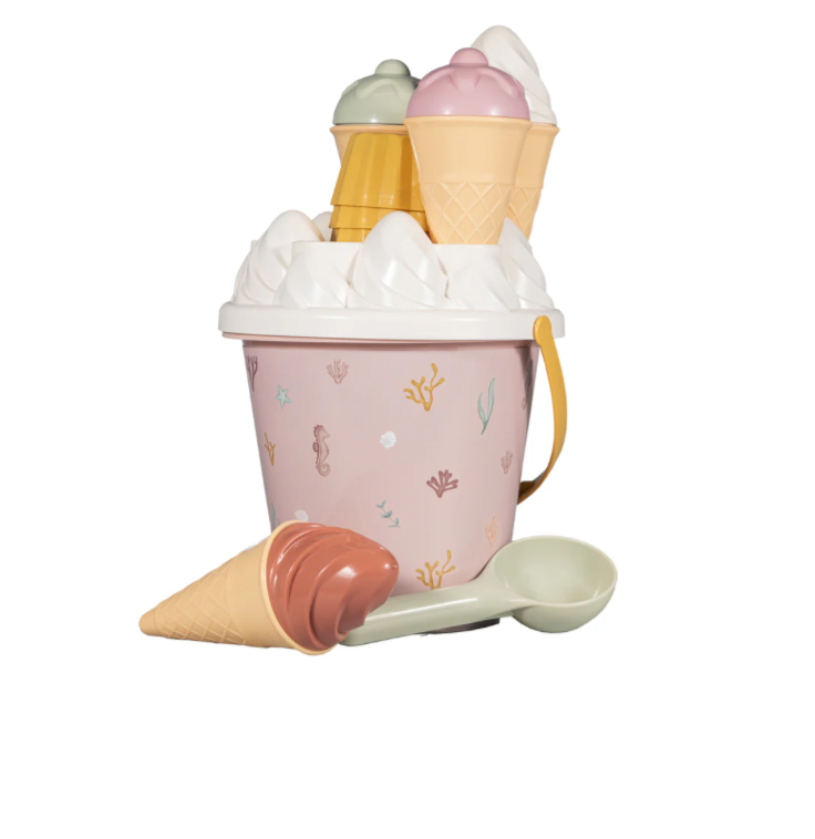 Little Dutch Ice cream Bucket Set- Ocean Dreams Pink