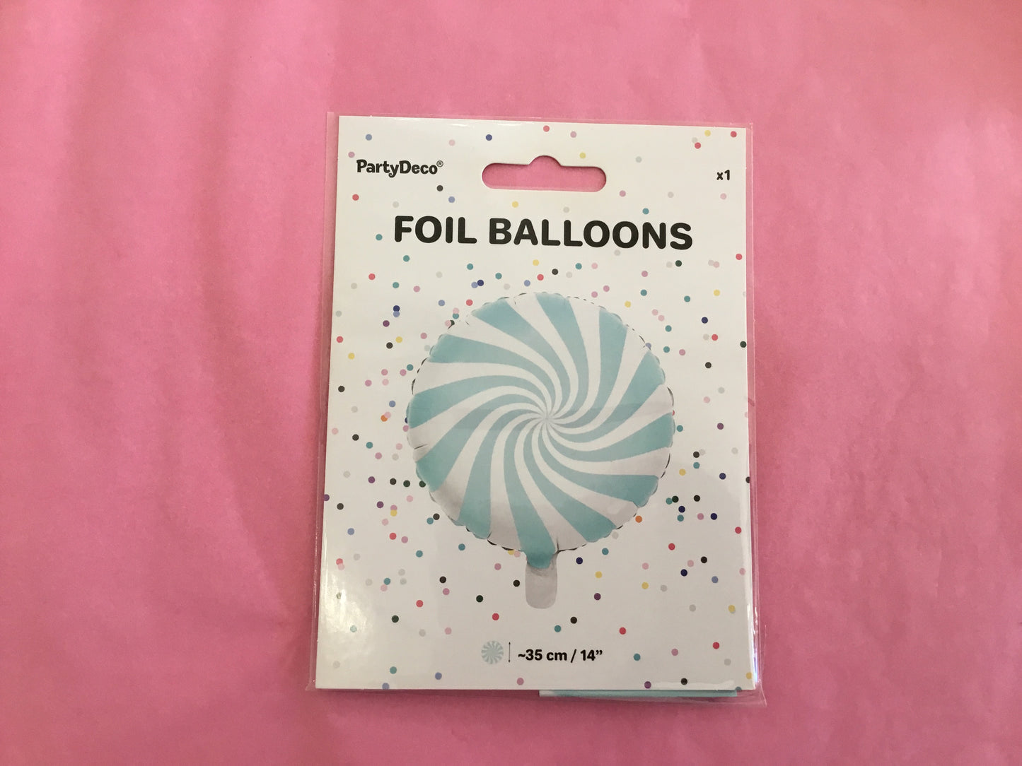 Light Blue Foil Balloon - Muddy Boots Home UK