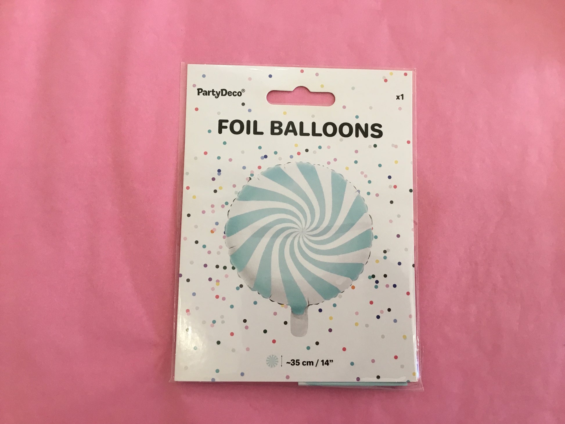 Light Blue Foil Balloon - Muddy Boots Home UK