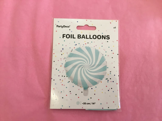 Light Blue Foil Balloon - Muddy Boots Home UK