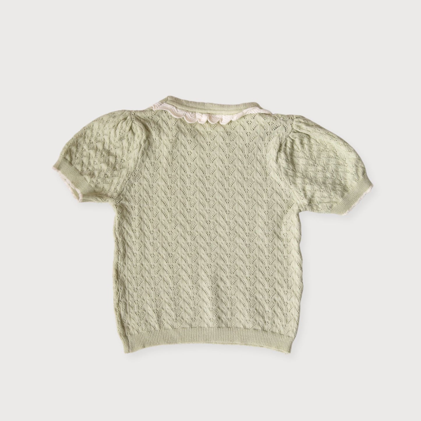 Sage Puff Sleeve Top