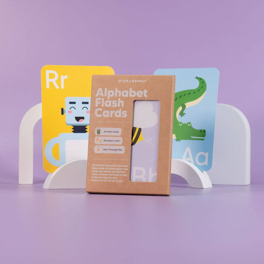 Priya & Peanut - Alphabet Flash Cards | Learn The Alphabet Easily