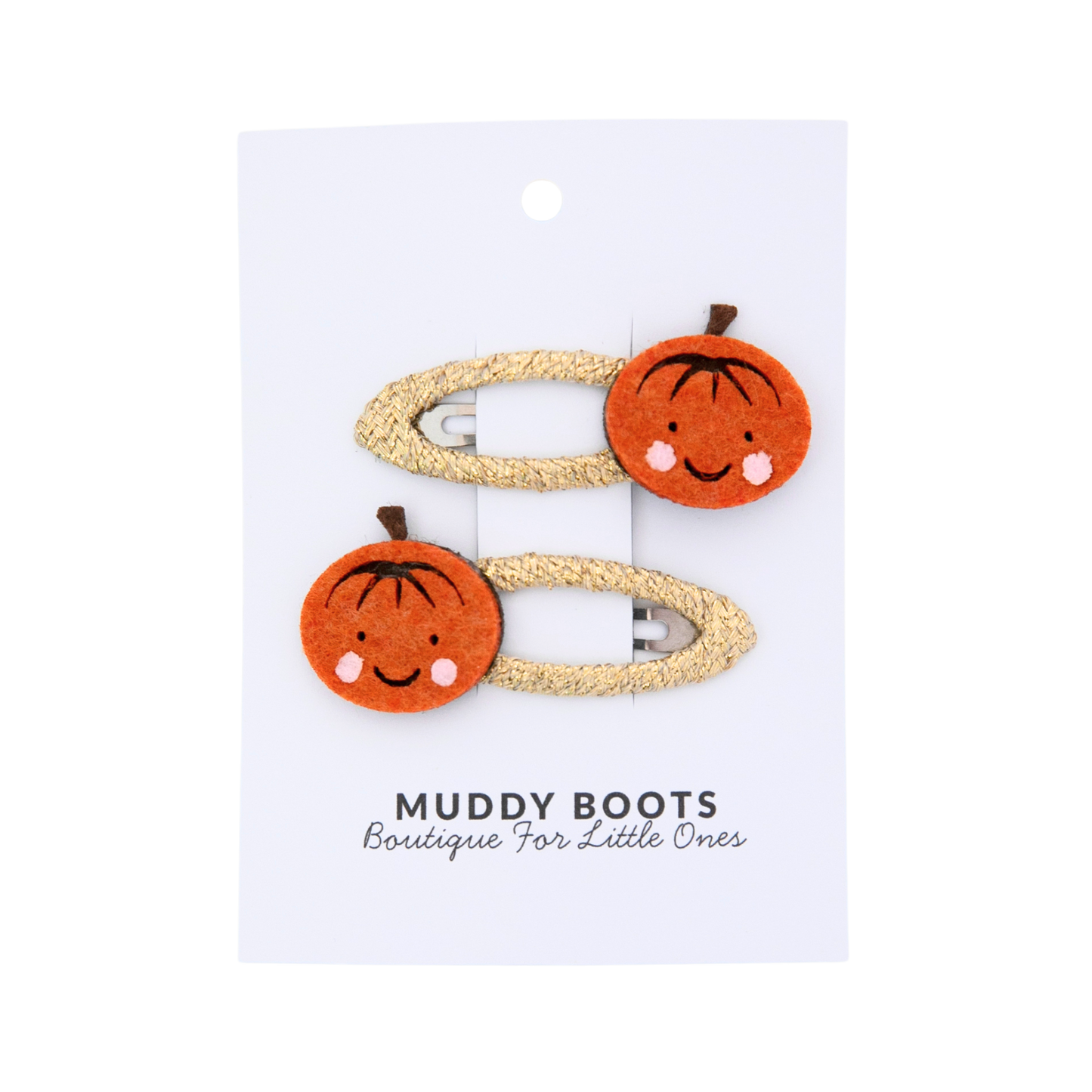 Pumpkin Hair Clips