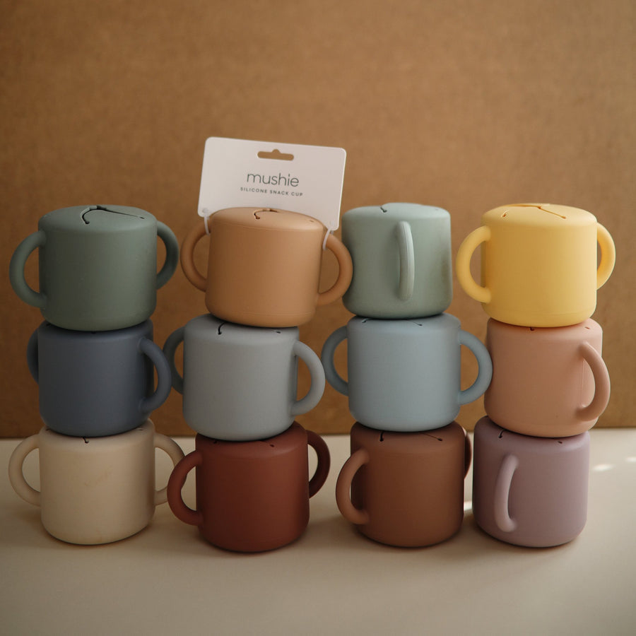 Mushie Snack Cup - Blush - Muddy Boots Home UK