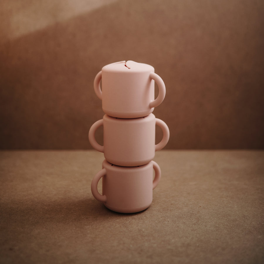 Mushie Snack Cup - Blush - Muddy Boots Home UK