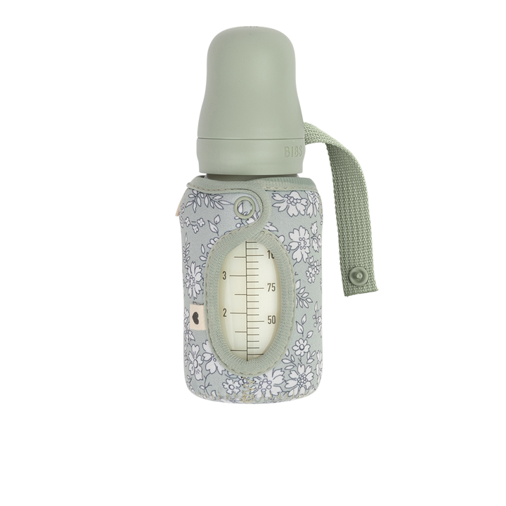 BIBS x Liberty Baby Bottle Sleeve Small Capel Sage - Muddy Boots Home UK