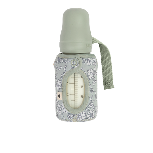 BIBS x Liberty Baby Bottle Sleeve Small Capel Sage - Muddy Boots Home UK