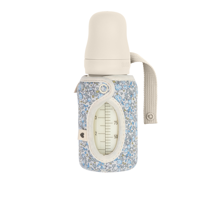 BIBS x Liberty Baby Bottle Sleeve Small Eloise Ivory - Muddy Boots Home UK