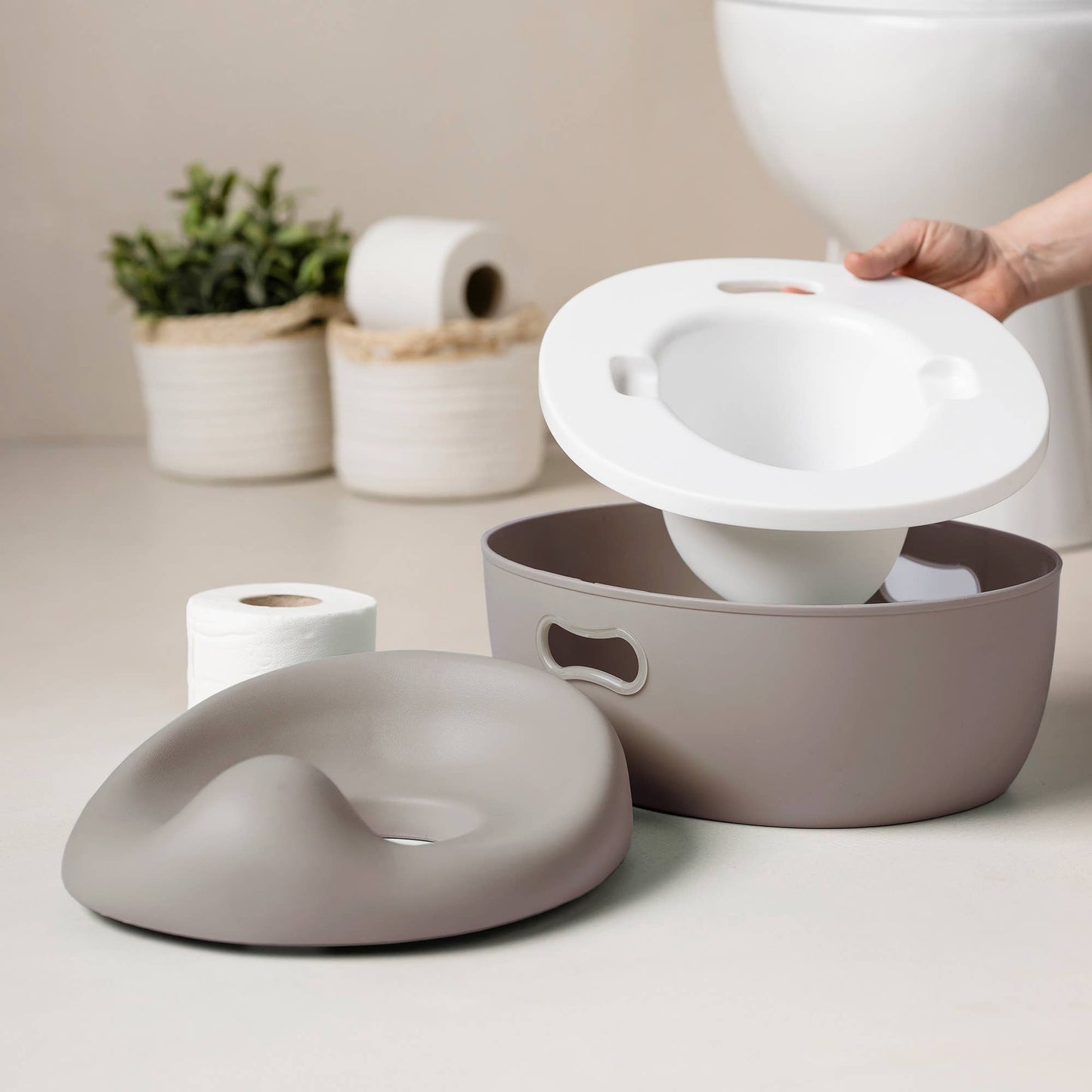 Nattou Potty - 3in1 - Taupe