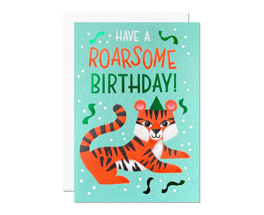 Have a Roarsome Birthday Card - Muddy Boots Home UK