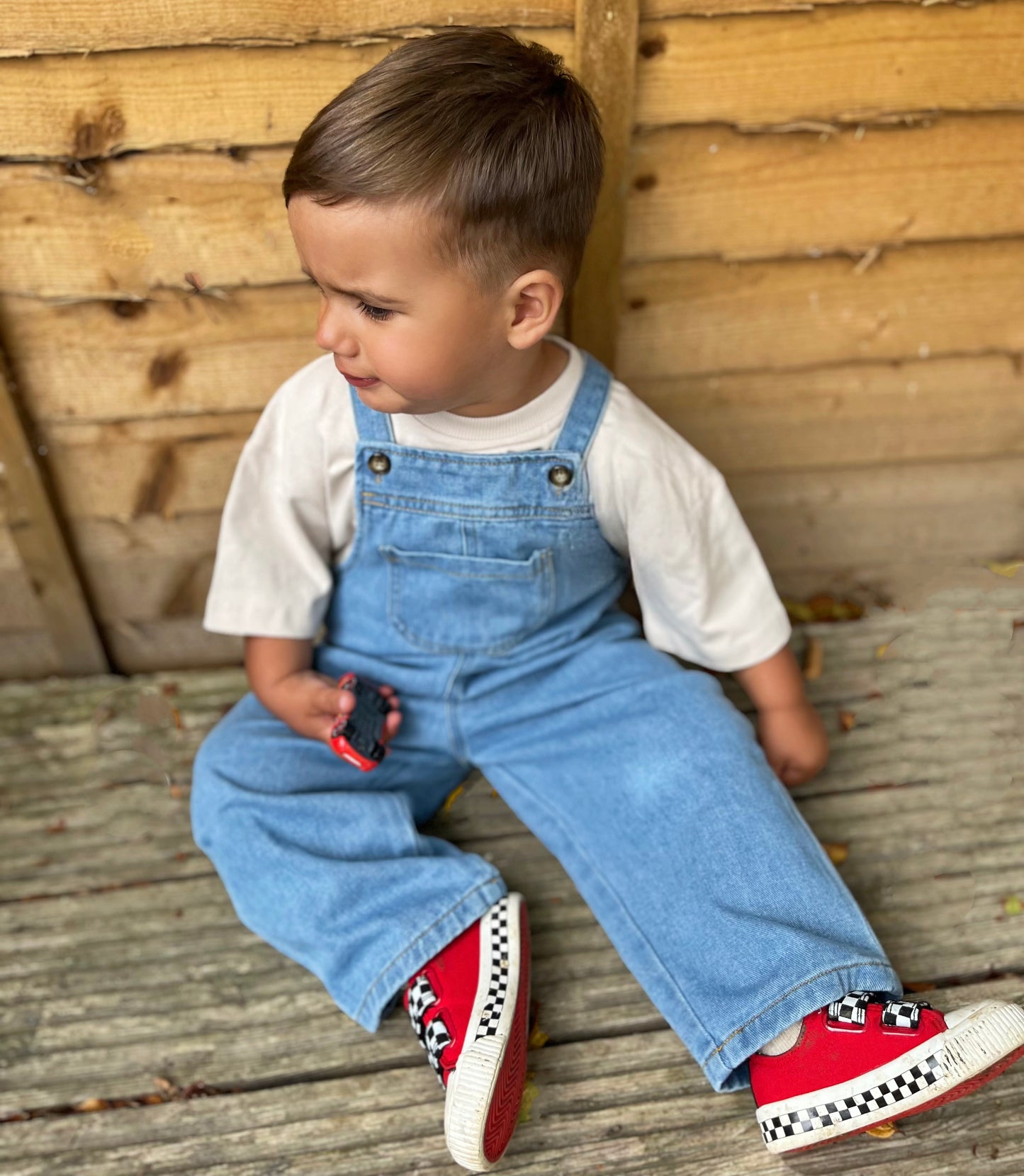 Cotton Denim Dungarees