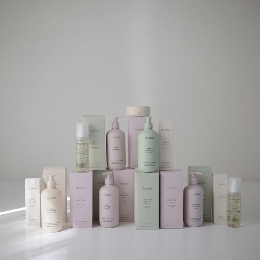 Mushie Baby Lotion Fragrance Free - Cosmos - 400 ml - 8 pcs - Muddy Boots Home UK