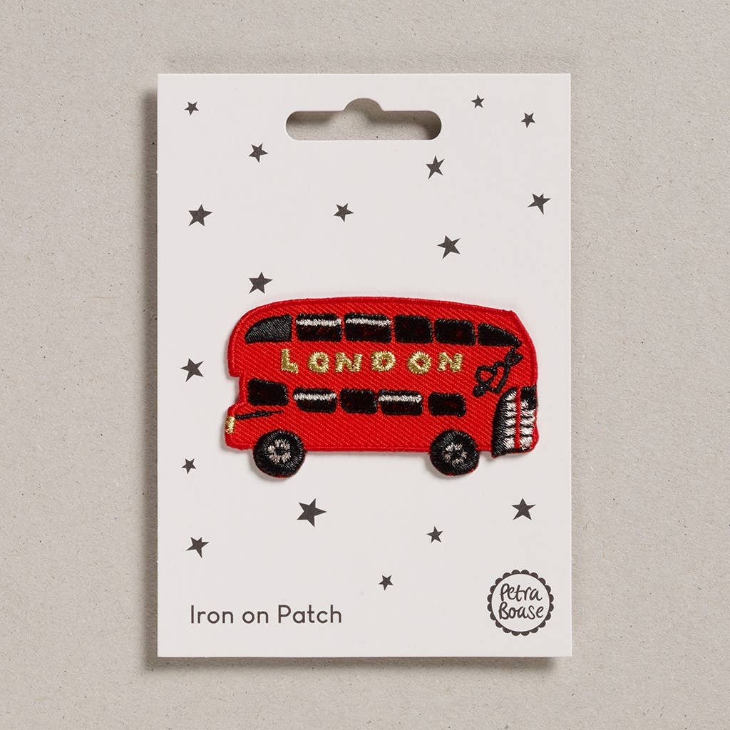 Petra Boase Ltd - Iron on Patch - London Bus