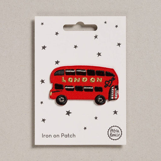 Petra Boase Ltd - Iron on Patch - London Bus