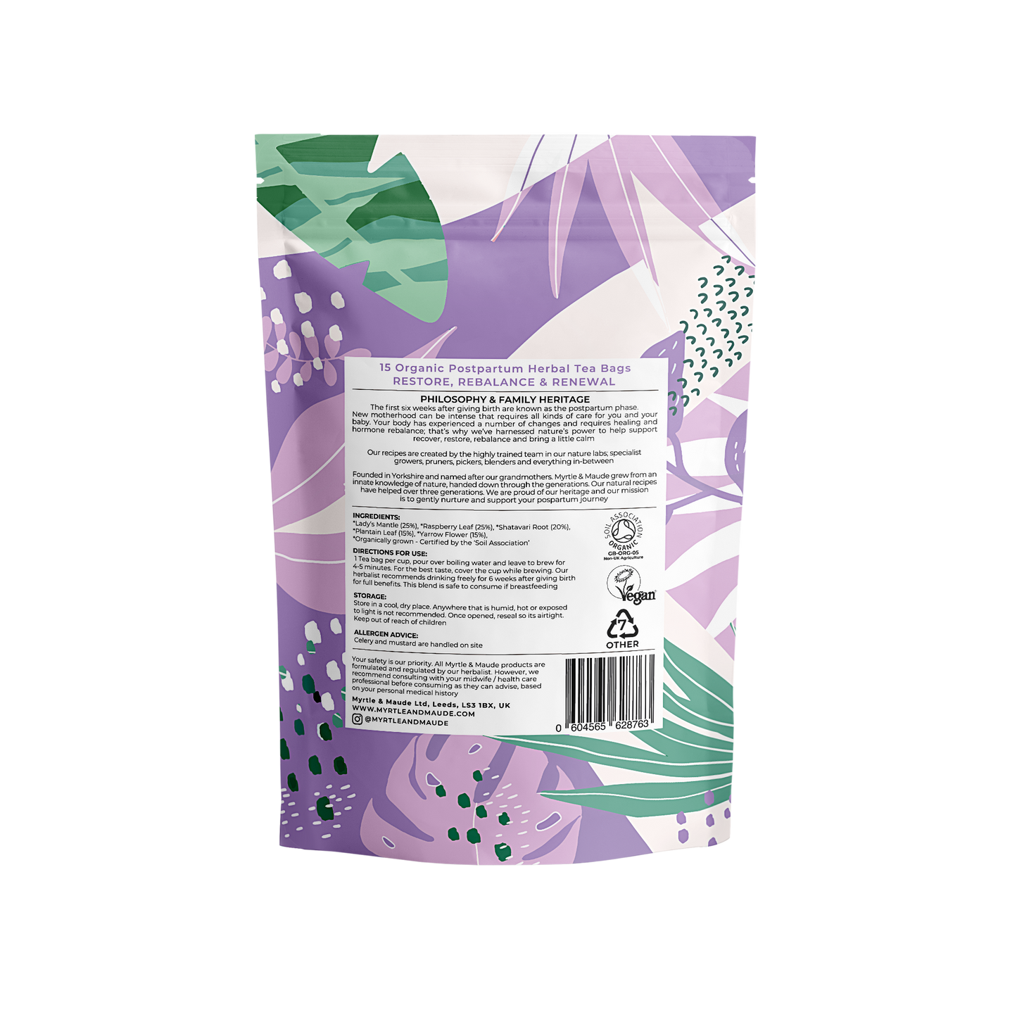 Myrtle & Maude - Organic Postpartum Recovery Tea