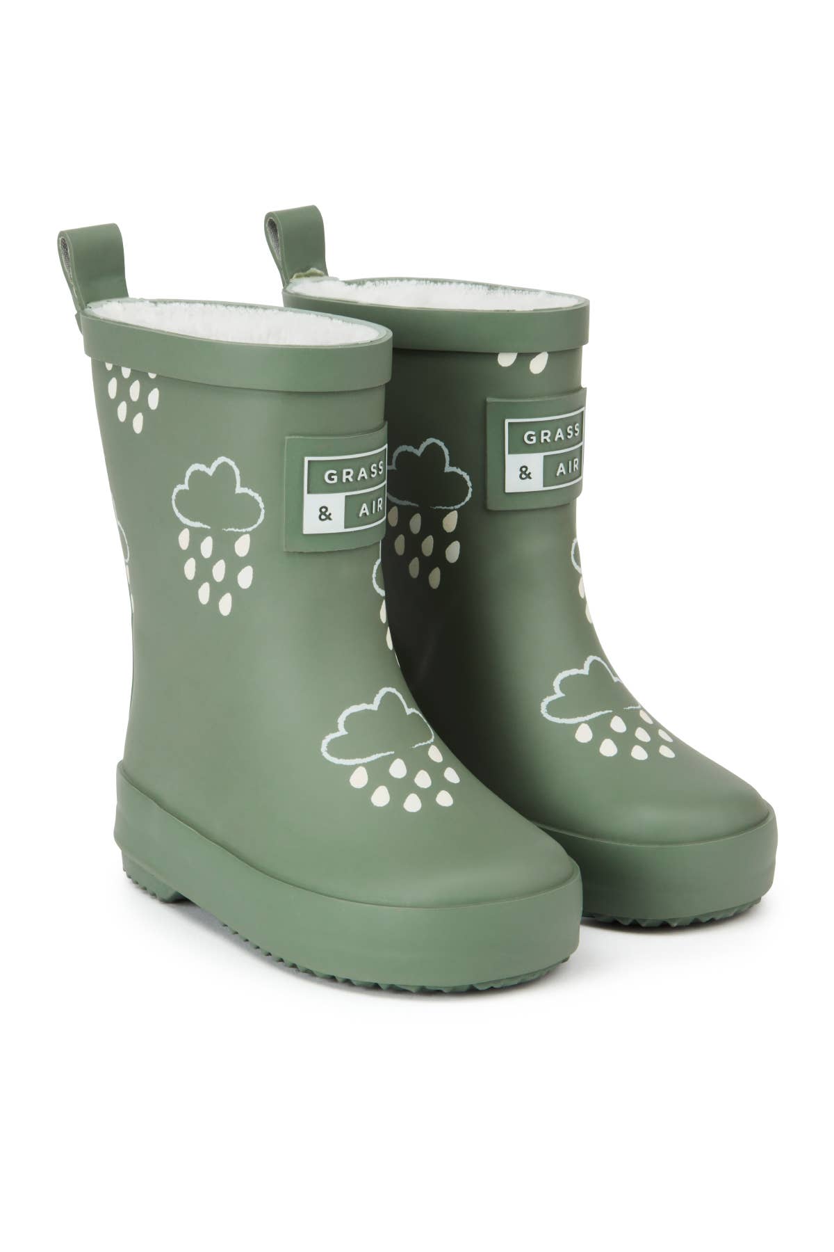 Khaki Green Colour-Changing Kids Wellies - Muddy Boots Home UK