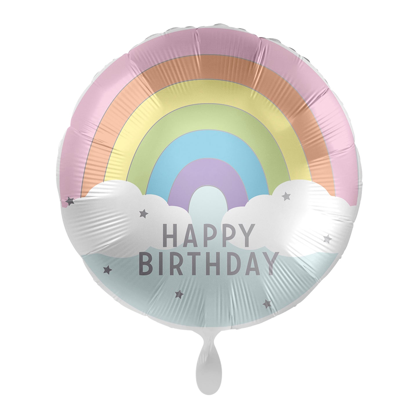Rainbow Party Happy Birthday Balloon