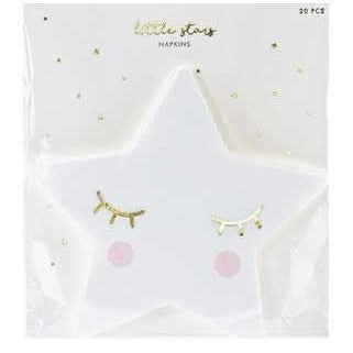 Little Star Napkins 20PK - Muddy Boots Home UK