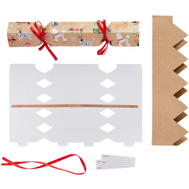 6PK SANTA PAWS ECO MAKE YOUR OWN CRACKERS - Muddy Boots Home UK