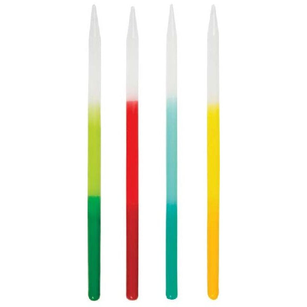 Bright Ombré Candles - Muddy Boots Home UK