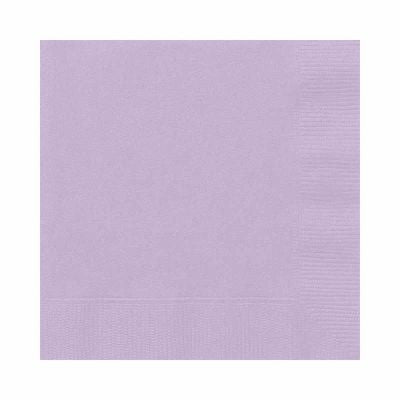 Lavender Napkins Pack 20 - 25cm - Muddy Boots Home UK