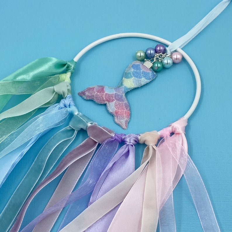 2Mermaid Wall Hanging Decoration Dreamcatcher Craft Kit