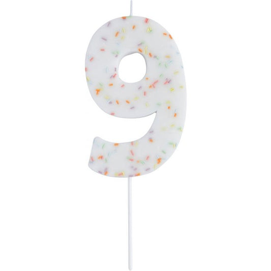 NO.9 GIANT SPRINKLE CANDLE - Muddy Boots Home UK