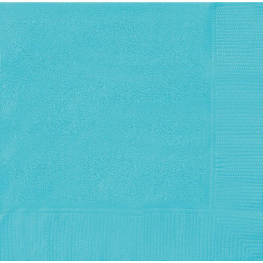 Teal Napkins Pack 20 - 25cm - Muddy Boots Home UK
