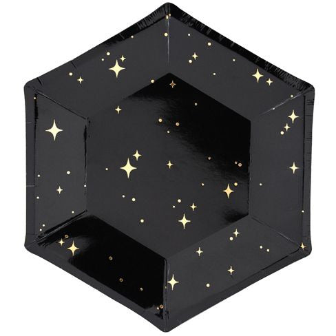 Let's Celebrate Black Plates - Muddy Boots Home UK