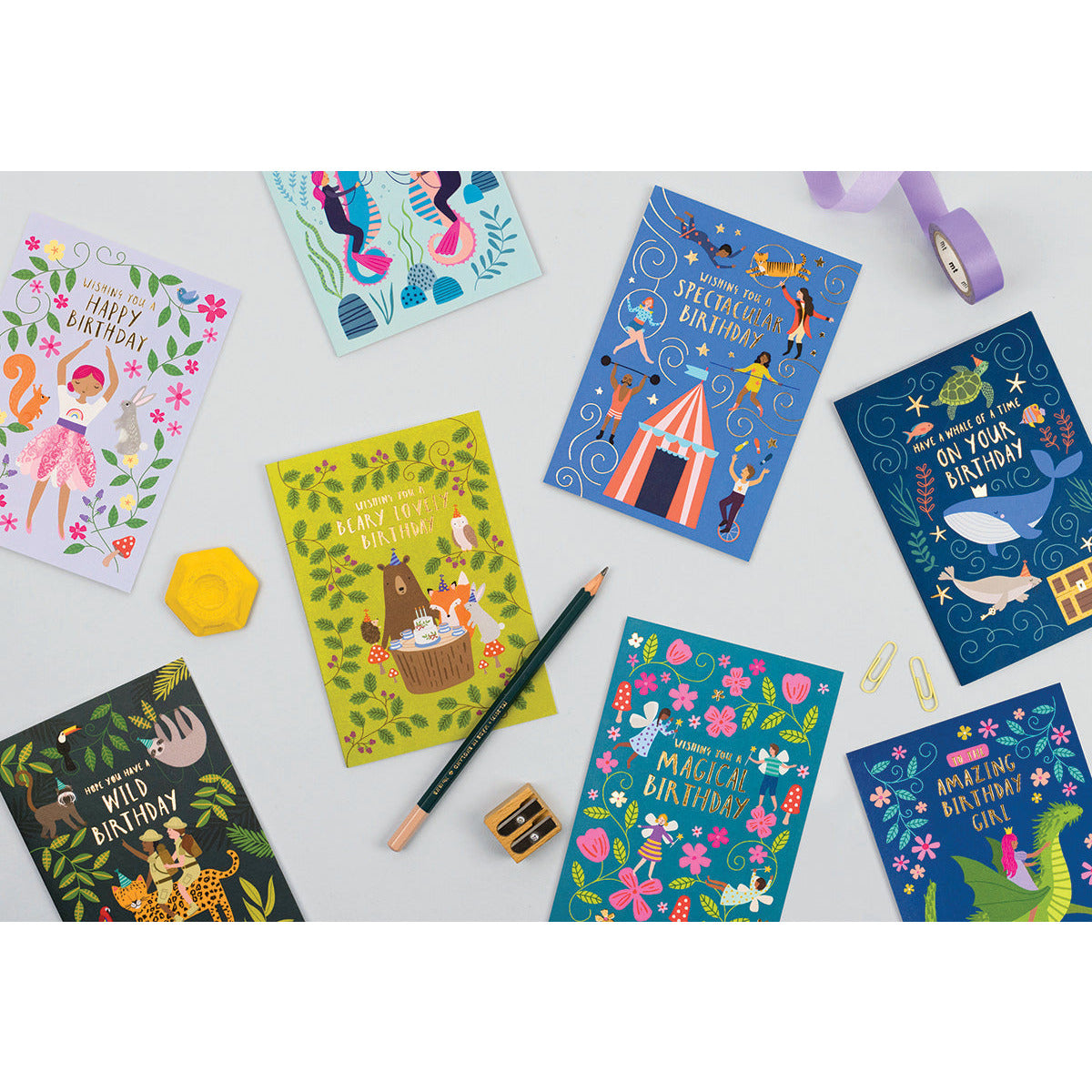 Woodland Party Birthday Card | Fun Kids Animal Card | default - Muddy Boots Home UK