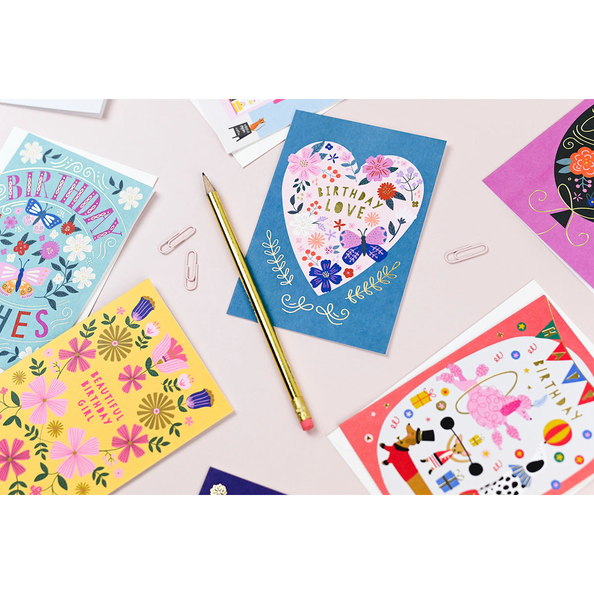 Birthday Love Heart Card | Birthday Card | Female Birthday | default - Muddy Boots Home UK