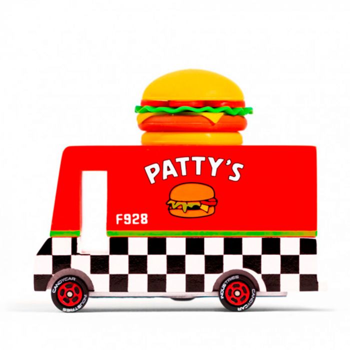 Candylab - Hamburger Candyvan Wooden Toy Car - Muddy Boots Home UK
