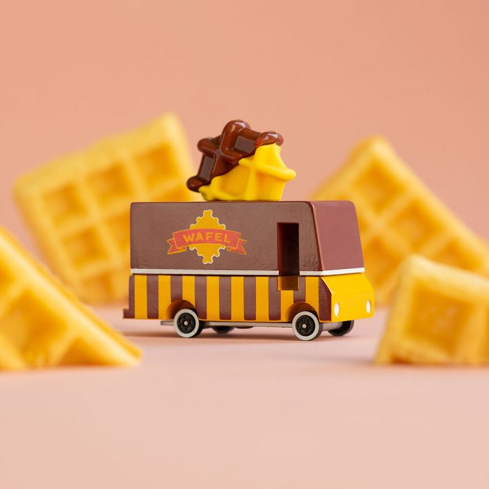 Candylab - Waffle Candyvan Wooden Toy Car - Muddy Boots Home UK