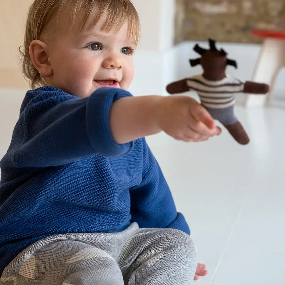 Cotton Knit Mini Rattles: Buddies - Muddy Boots Home UK
