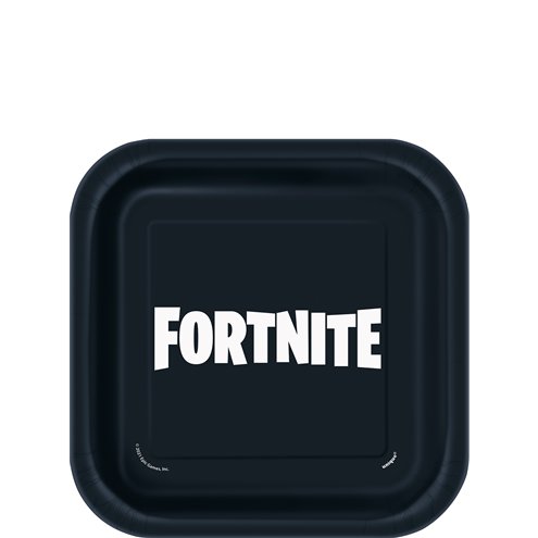 Fortnite Paper Dessert Plate - 18cm - Muddy Boots Home UK