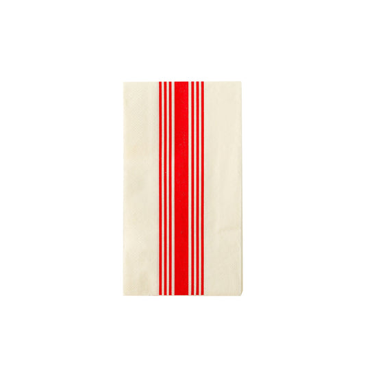 My Minds Eye Red Stripe Napkins - Muddy Boots Home UK