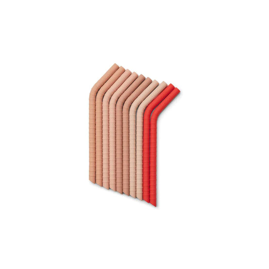 Liewood Straws Rose Multi Mix 10 Pack - Muddy Boots Home UK