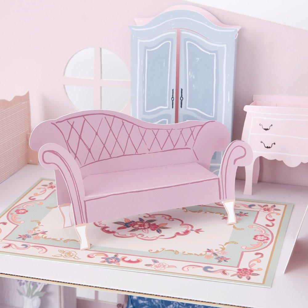 Meri Meri Mini Paper Dolls House - Muddy Boots Home UK