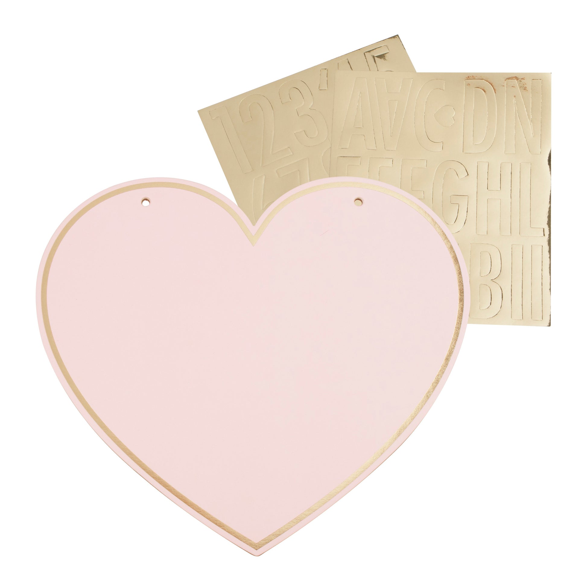 Customisable Pink Heart Kids Tent Sign - Muddy Boots Home UK