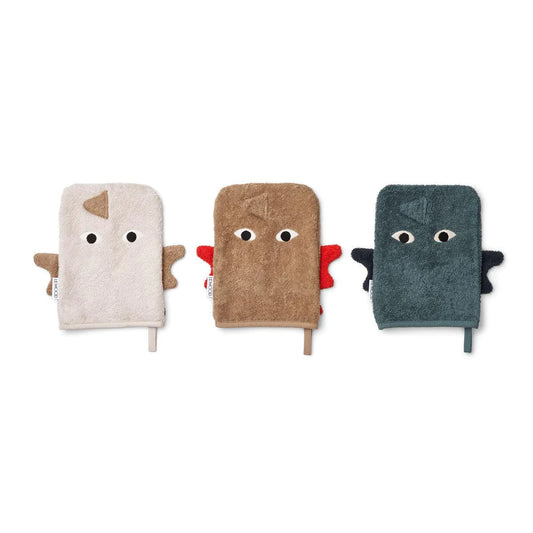 Liewood Washcloth Dragon Multi Mix - Muddy Boots Home UK