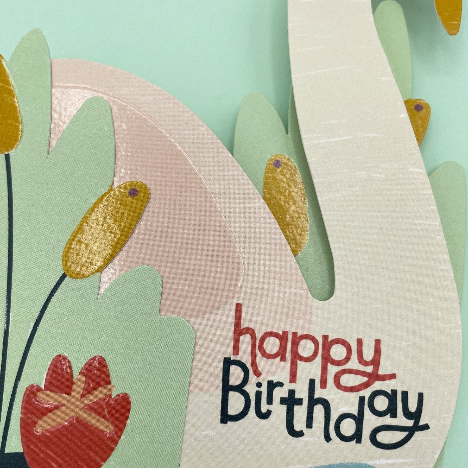 Pop up Swan card - Muddy Boots Home UK