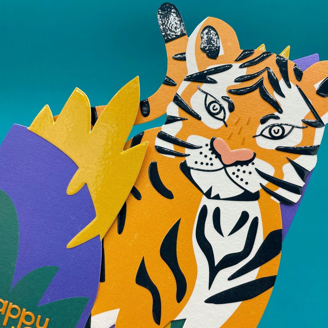 Pop up tiger Card - Muddy Boots Home UK