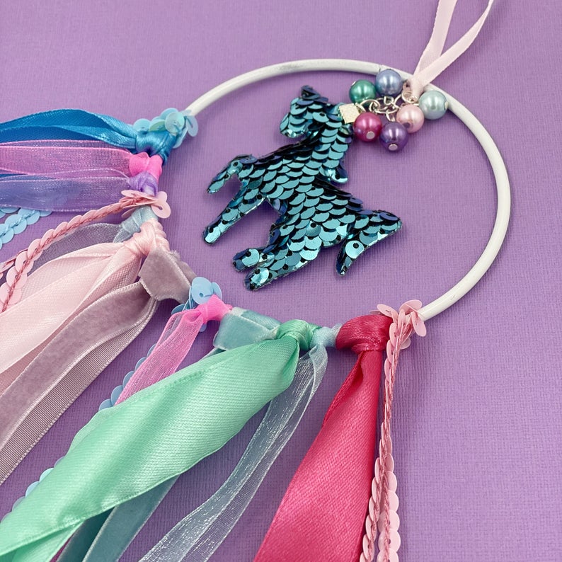 Unicorn Wall Art Dreamcatcher 2Craft Kit for Children